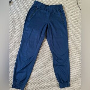 Under Armour Navy Twill Joggers Mens Medium Navy